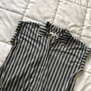 Eden & Olivia Striped High-low Shirt